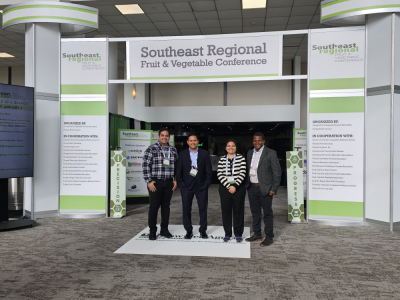 Dr. Dutta's lab at the SE Fruit and Vegetable Conference